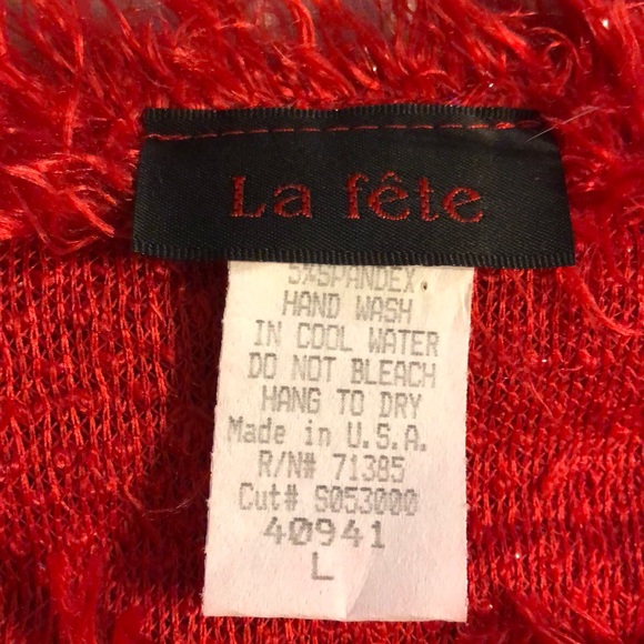 La fete Sz Large Women’s Crewneck Sweater. - Picture 3 of 3